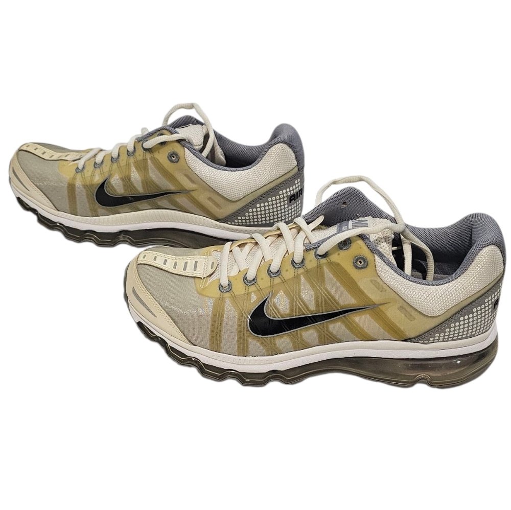 Nike Air Max 2009 Men's White & Gray Size 8.5 EUC - Picture 2 of 7